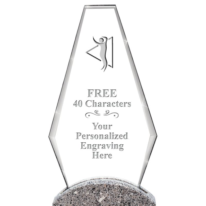 12" PALEO CRYST AND MRBL AWARD