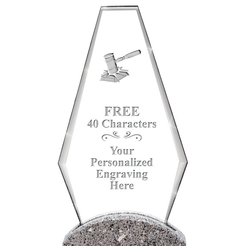 12" PALEO CRYST AND MRBL AWARD