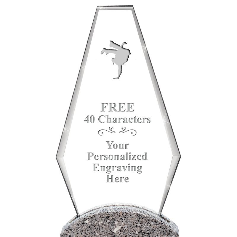 12" PALEO CRYST AND MRBL AWARD