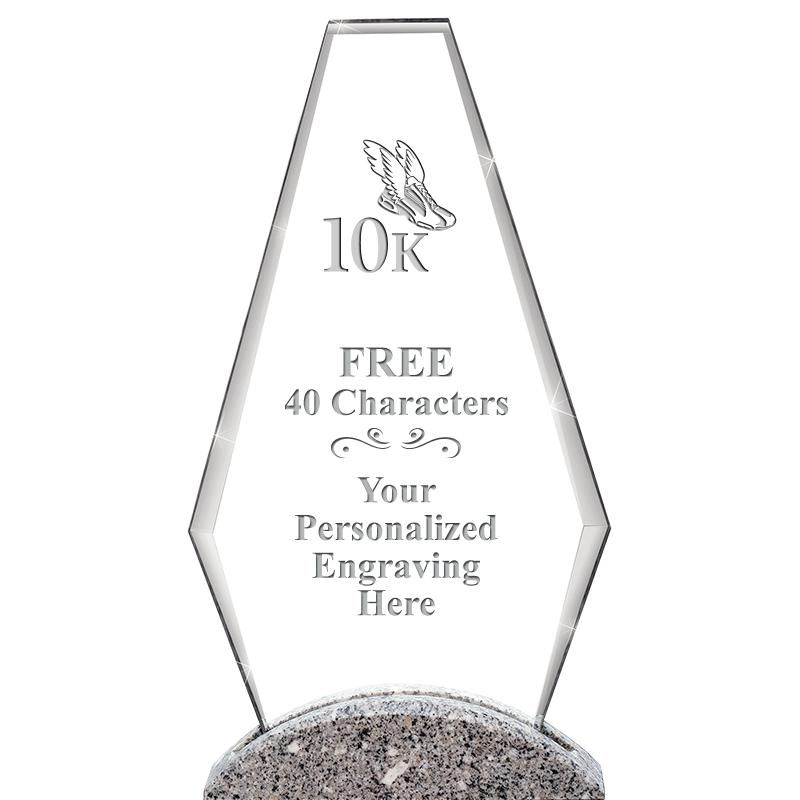 12" PALEO CRYST AND MRBL AWARD