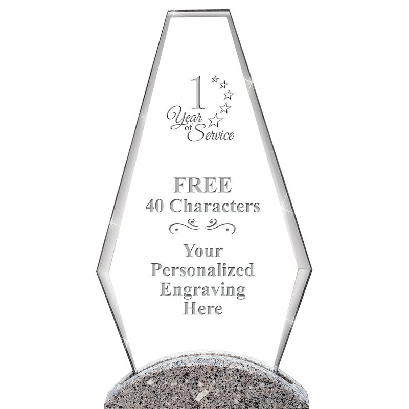 12" PALEO CRYST AND MRBL AWARD