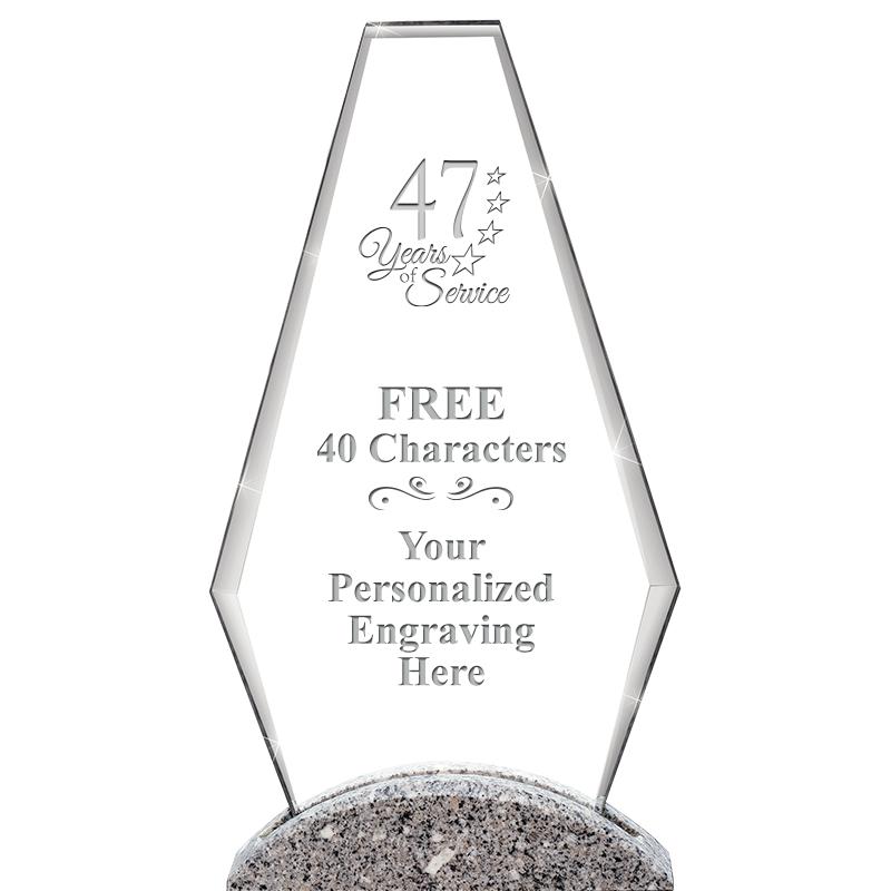 12" PALEO CRYST AND MRBL AWARD