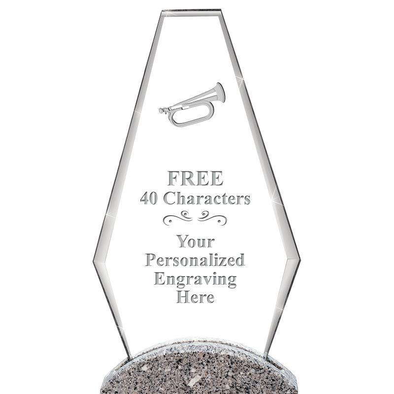 12" PALEO CRYST AND MRBL AWARD