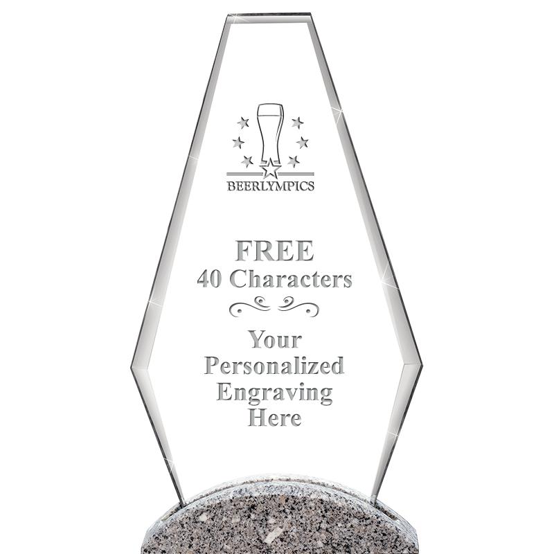 12" PALEO CRYST AND MRBL AWARD