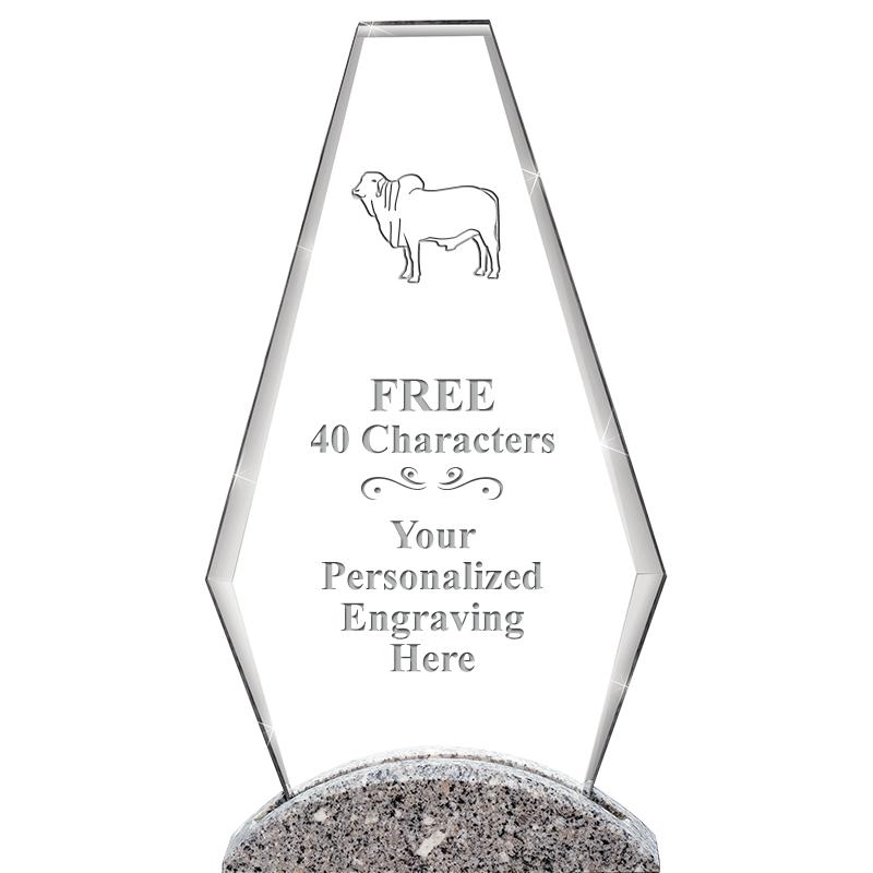 12" PALEO CRYST AND MRBL AWARD