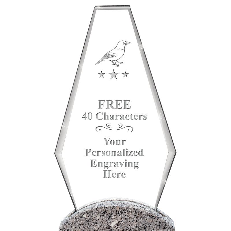 12" PALEO CRYST AND MRBL AWARD