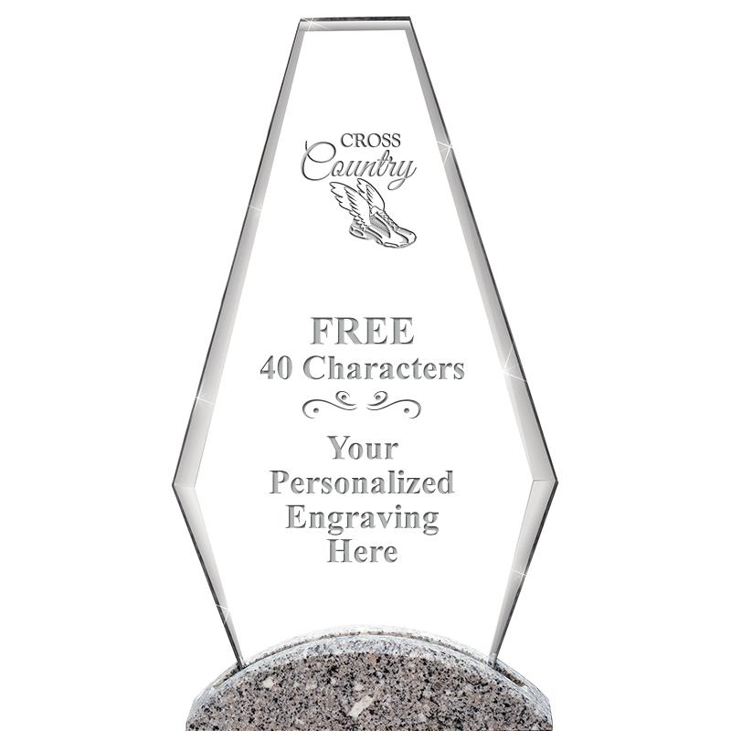 12" PALEO CRYST AND MRBL AWARD