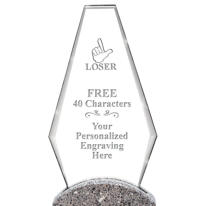 12" PALEO CRYST AND MRBL AWARD