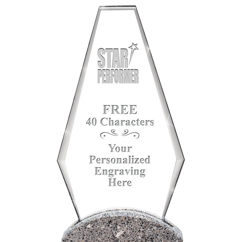 12" PALEO CRYST AND MRBL AWARD