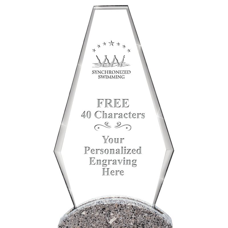 12" PALEO CRYST AND MRBL AWARD