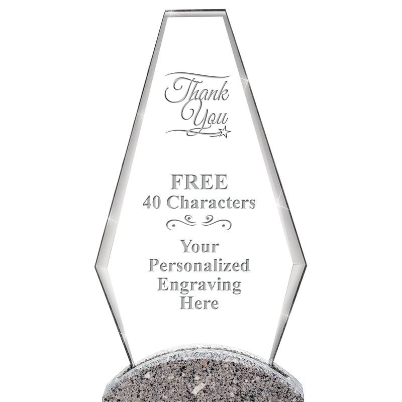 12" PALEO CRYST AND MRBL AWARD