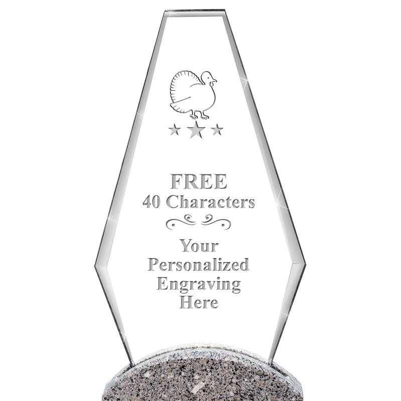 12" PALEO CRYST AND MRBL AWARD