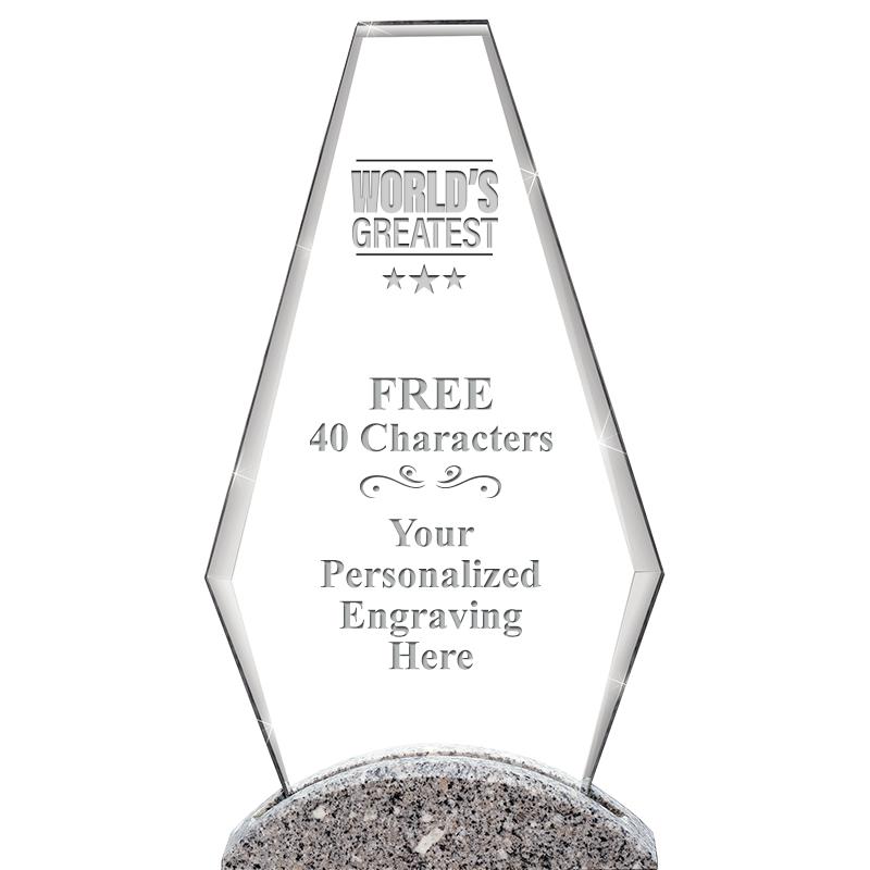 12" PALEO CRYST AND MRBL AWARD