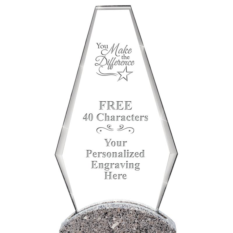 12" PALEO CRYST AND MRBL AWARD