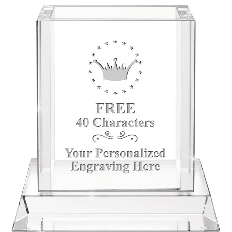 CRYSTAL PEN HOLDER