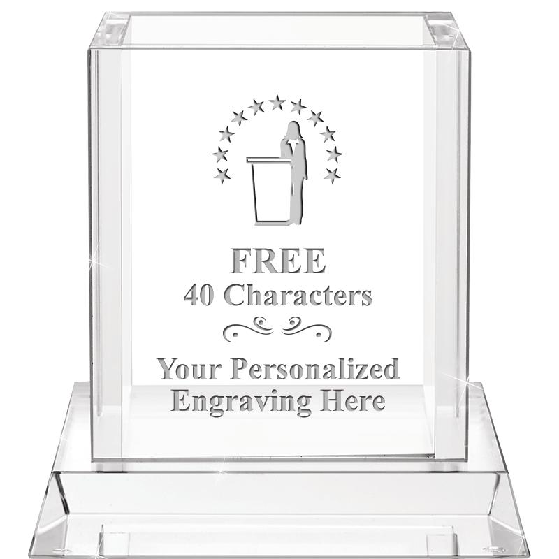 CRYSTAL PEN HOLDER