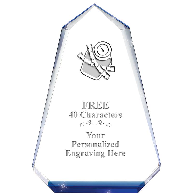 9" SAPPHIRE PINNACLE CRYSTAL