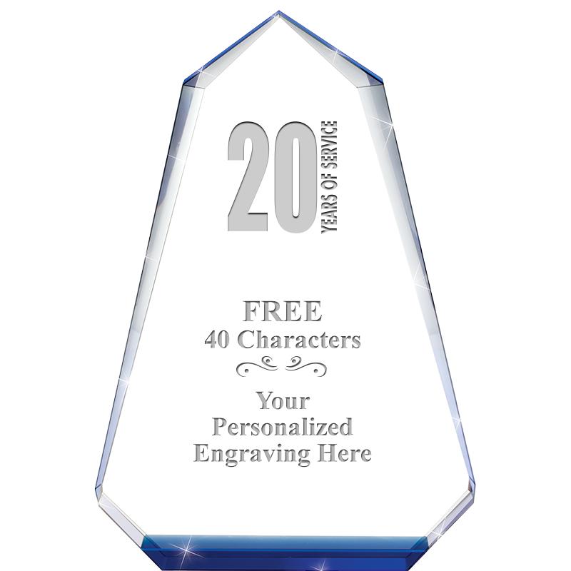 9" SAPPHIRE PINNACLE CRYSTAL