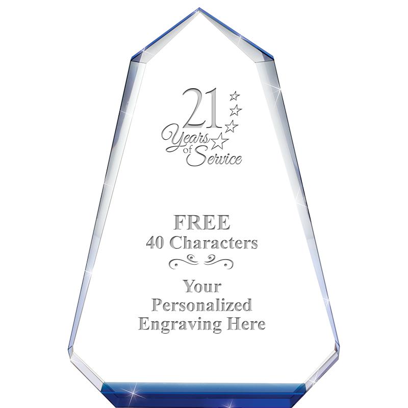 9" SAPPHIRE PINNACLE CRYSTAL