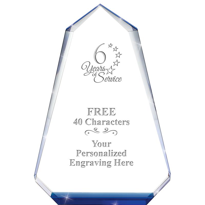 9" SAPPHIRE PINNACLE CRYSTAL