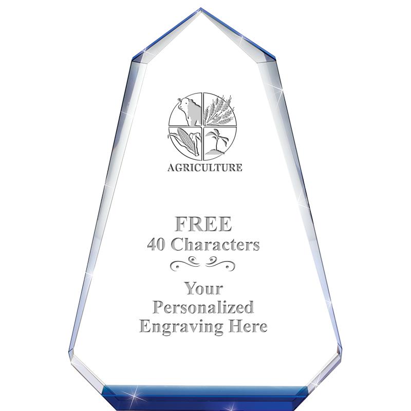 9" SAPPHIRE PINNACLE CRYSTAL