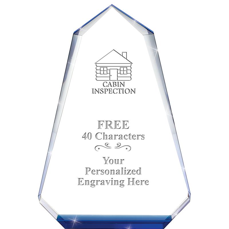 9" SAPPHIRE PINNACLE CRYSTAL