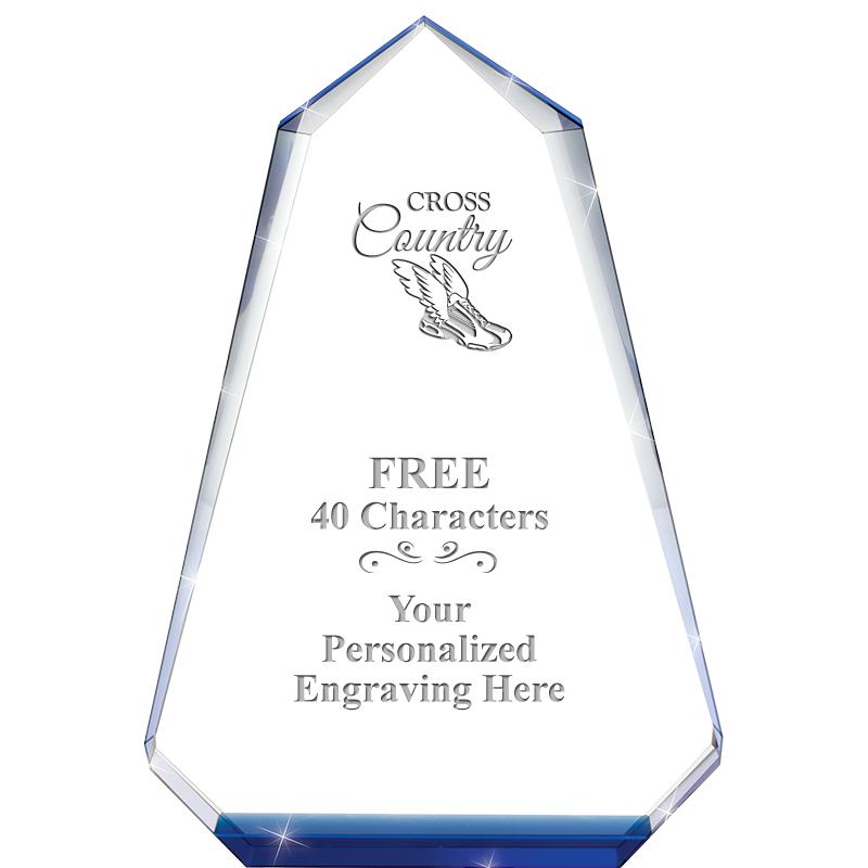 9" SAPPHIRE PINNACLE CRYSTAL