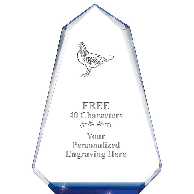 9" SAPPHIRE PINNACLE CRYSTAL