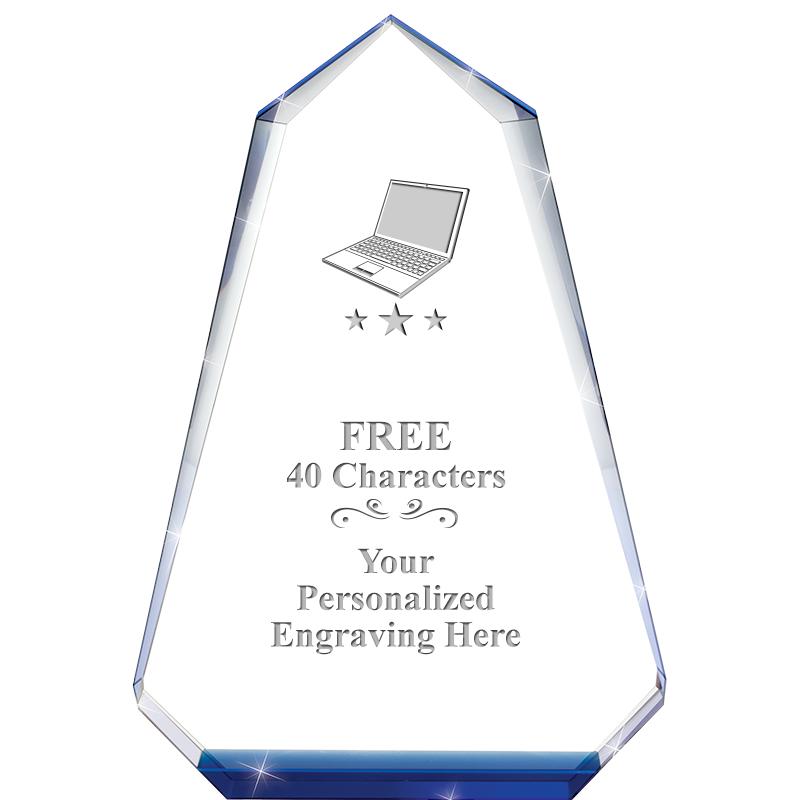 9" SAPPHIRE PINNACLE CRYSTAL