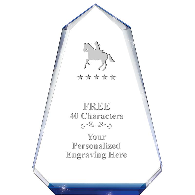 9" SAPPHIRE PINNACLE CRYSTAL