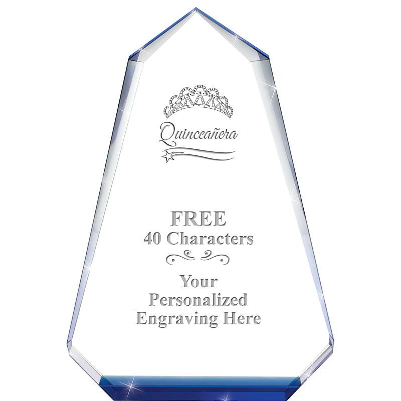 9" SAPPHIRE PINNACLE CRYSTAL