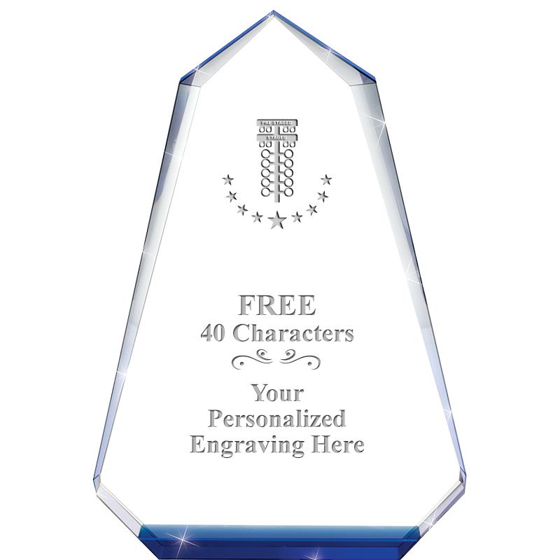 9" SAPPHIRE PINNACLE CRYSTAL