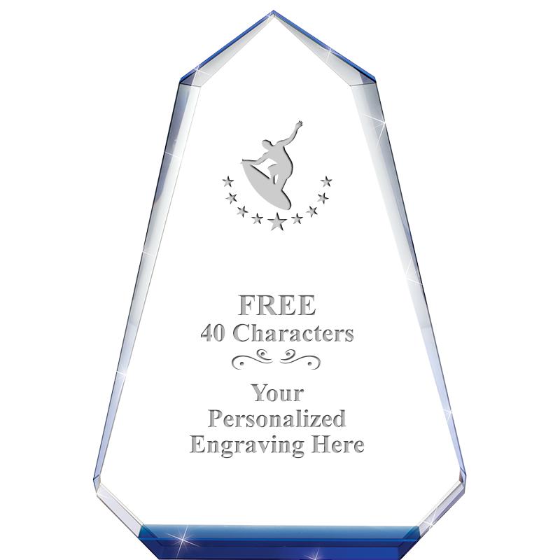 9" SAPPHIRE PINNACLE CRYSTAL