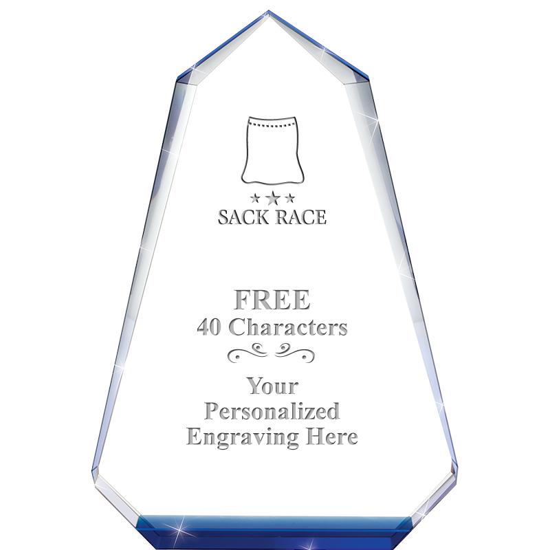 9" SAPPHIRE PINNACLE CRYSTAL