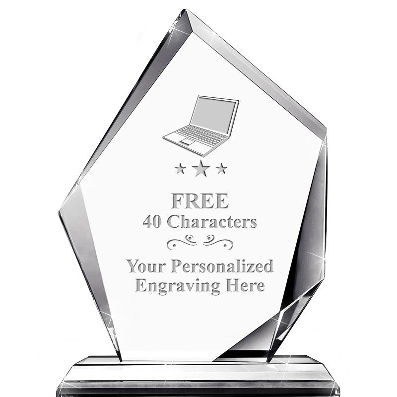 6" APEX CRYSTAL AWARD