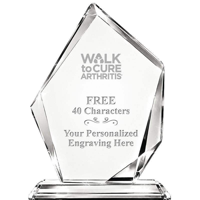 6" APEX CRYSTAL AWARD