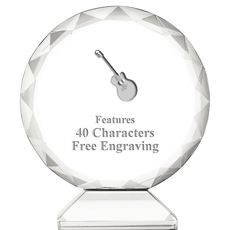 3 3/4" ORBIT CRYSTAL AWARD