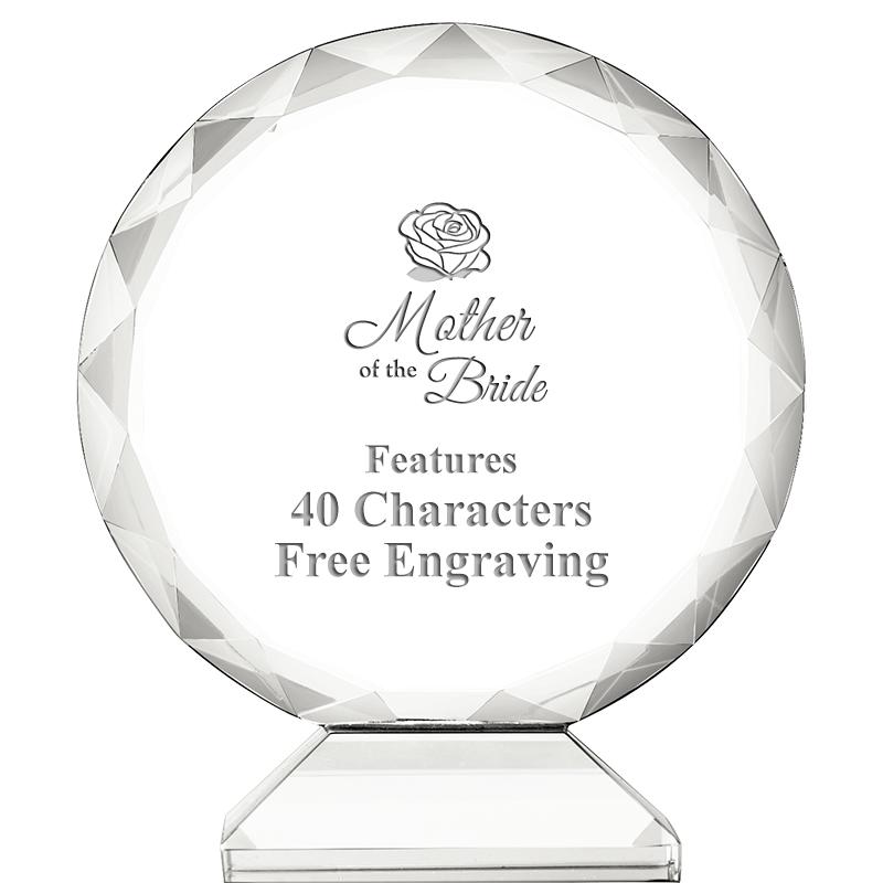 3 3/4" ORBIT CRYSTAL AWARD