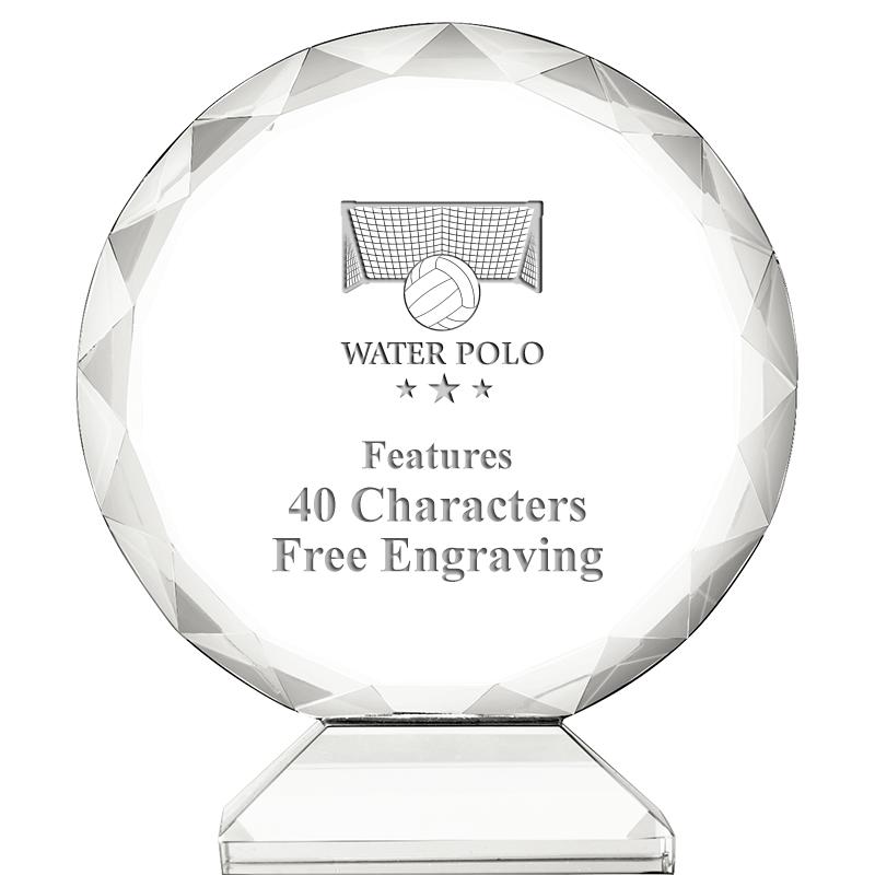 3 3/4" ORBIT CRYSTAL AWARD
