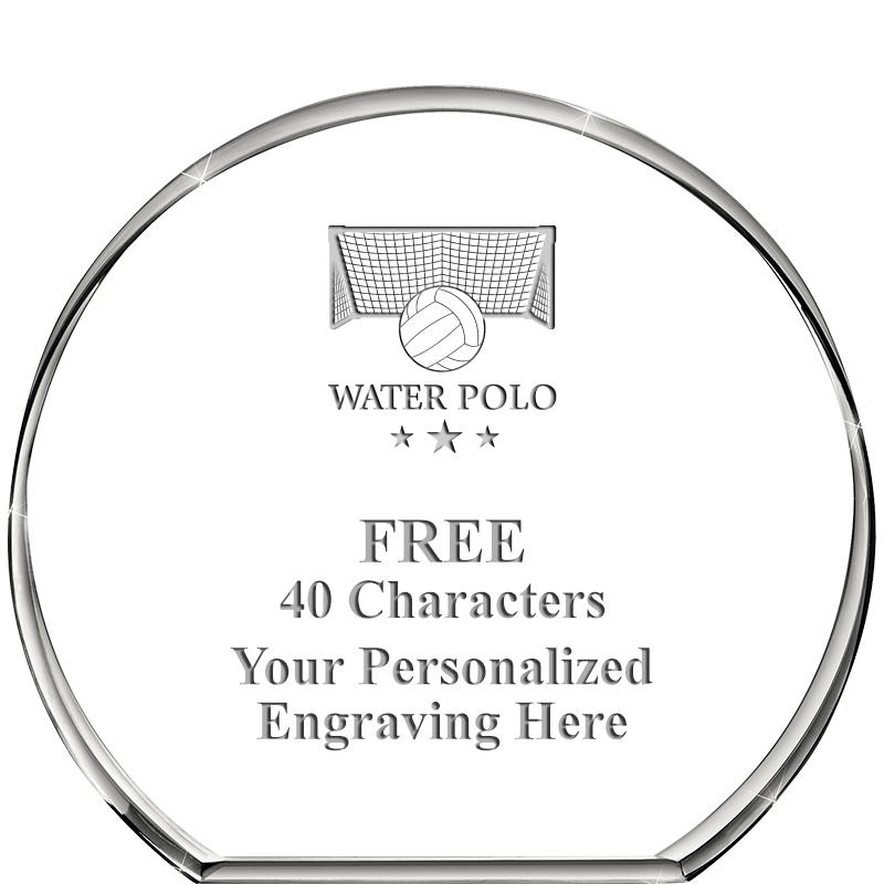 4"STANDING CIRCLE PAPERWEIGHT