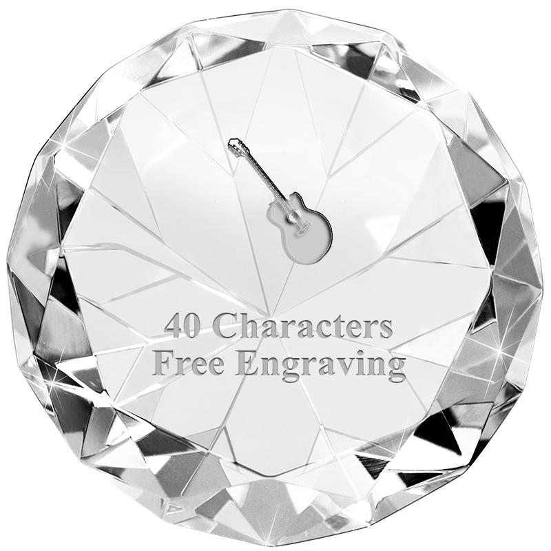 CLEAR 80CT DIAMOND PAPERWEIGHT