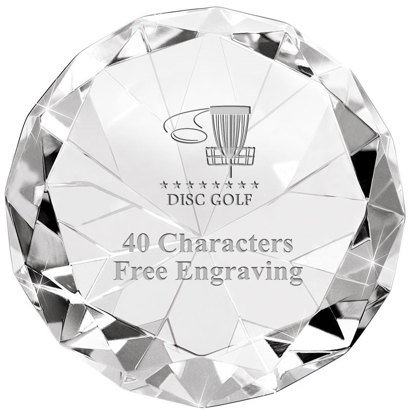 CLEAR 80CT DIAMOND PAPERWEIGHT