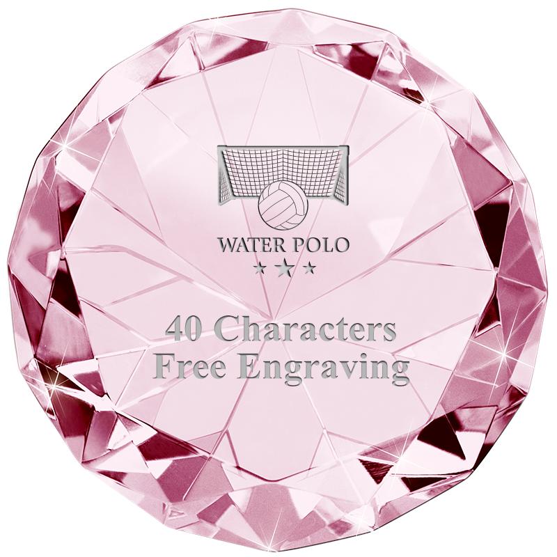 PINK 80CT DIAMOND PAPERWEIGHT