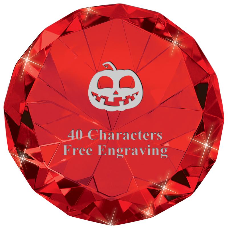 RUBY 80CT DIAMOND PAPERWEIGHT