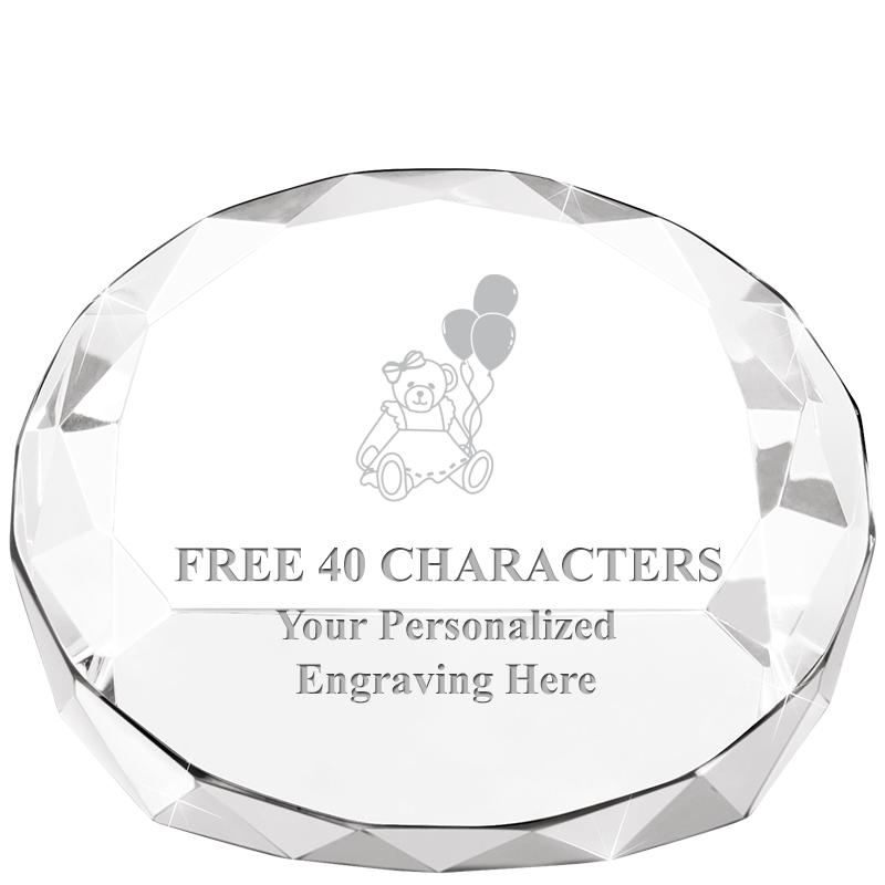 2"HX3.125"DIA CRYS FACET PPRWT