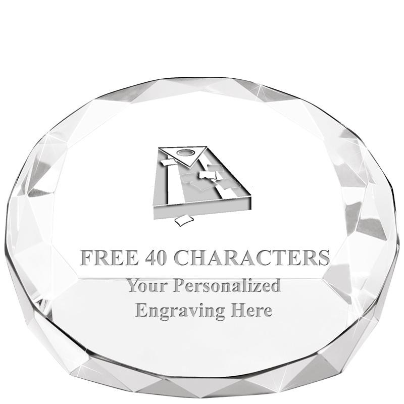 2"HX3.125"DIA CRYS FACET PPRWT