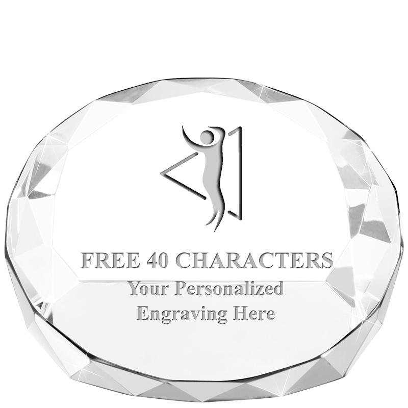 2"HX3.125"DIA CRYS FACET PPRWT