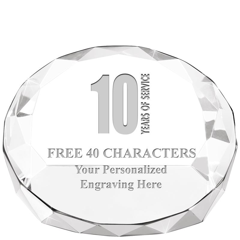 2"HX3.125"DIA CRYS FACET PPRWT