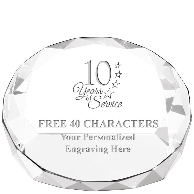 2"HX3.125"DIA CRYS FACET PPRWT