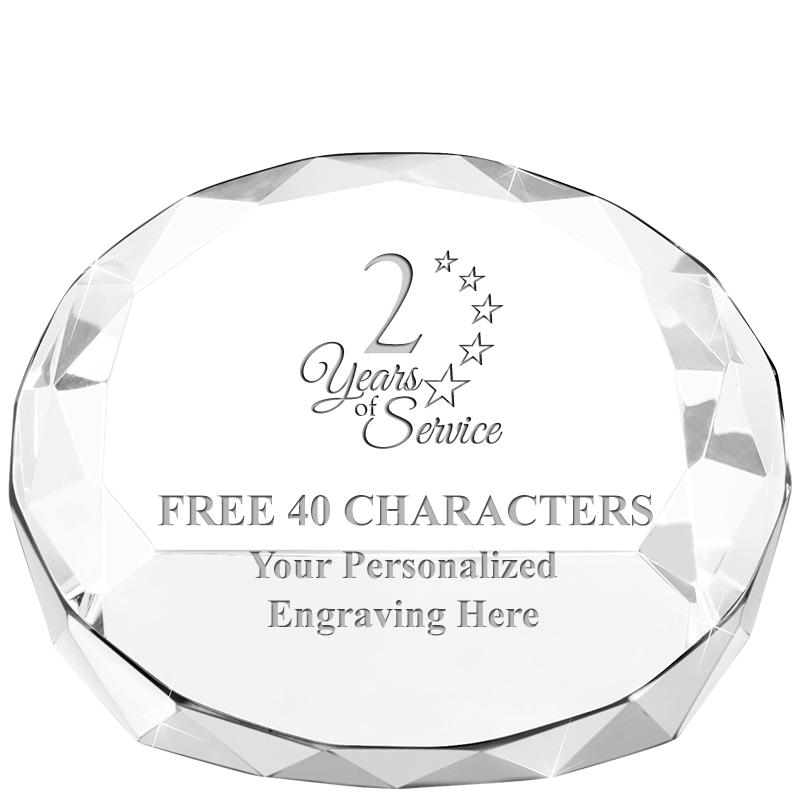 2"HX3.125"DIA CRYS FACET PPRWT